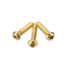 50Pcs Titanium Plated M2 Hex Socket Button Head Screws Alloy Steel 12.9 Grade Screw Bolt M2*8