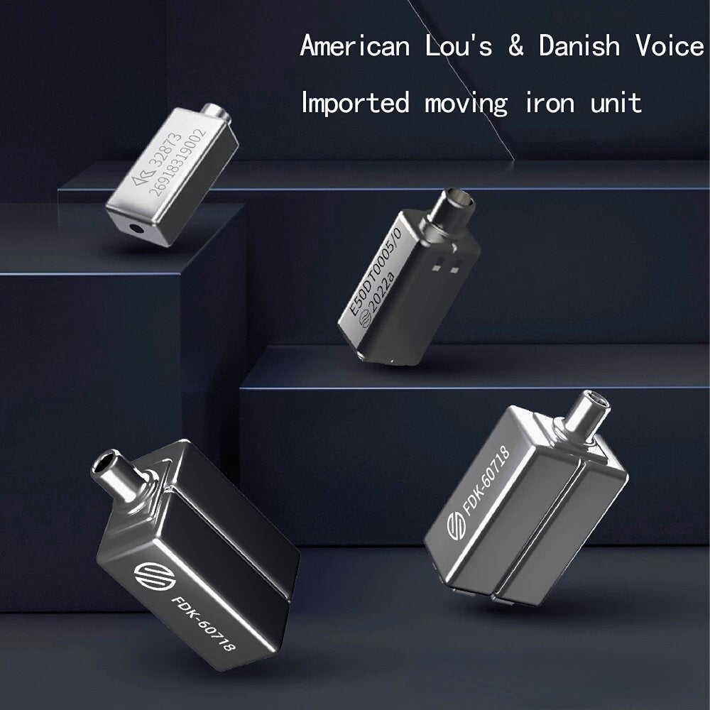 In Ear Wired Earphones MMCX Music Hi-Fi Heavy Bass Monitor Headphones Earbuds Detachable Upgrade Cable