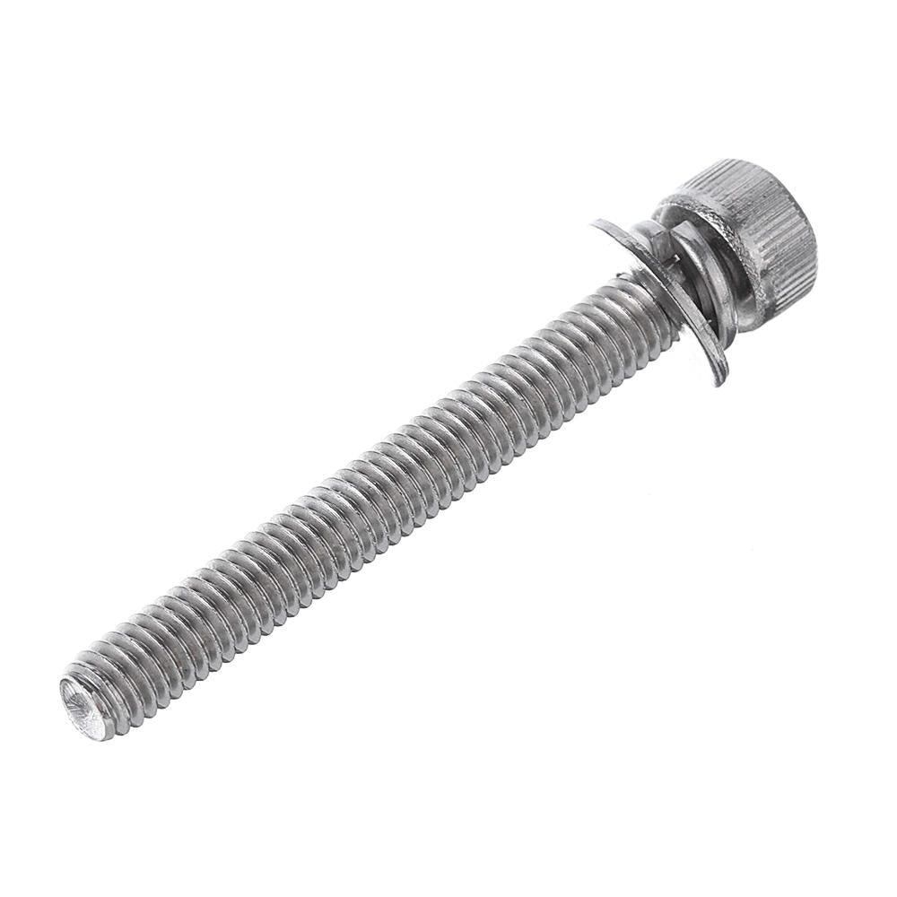 88Pcs M5 Hex Socket Knurled Cap Head Screw 304 Stainless Steel Bolt Assortment Set