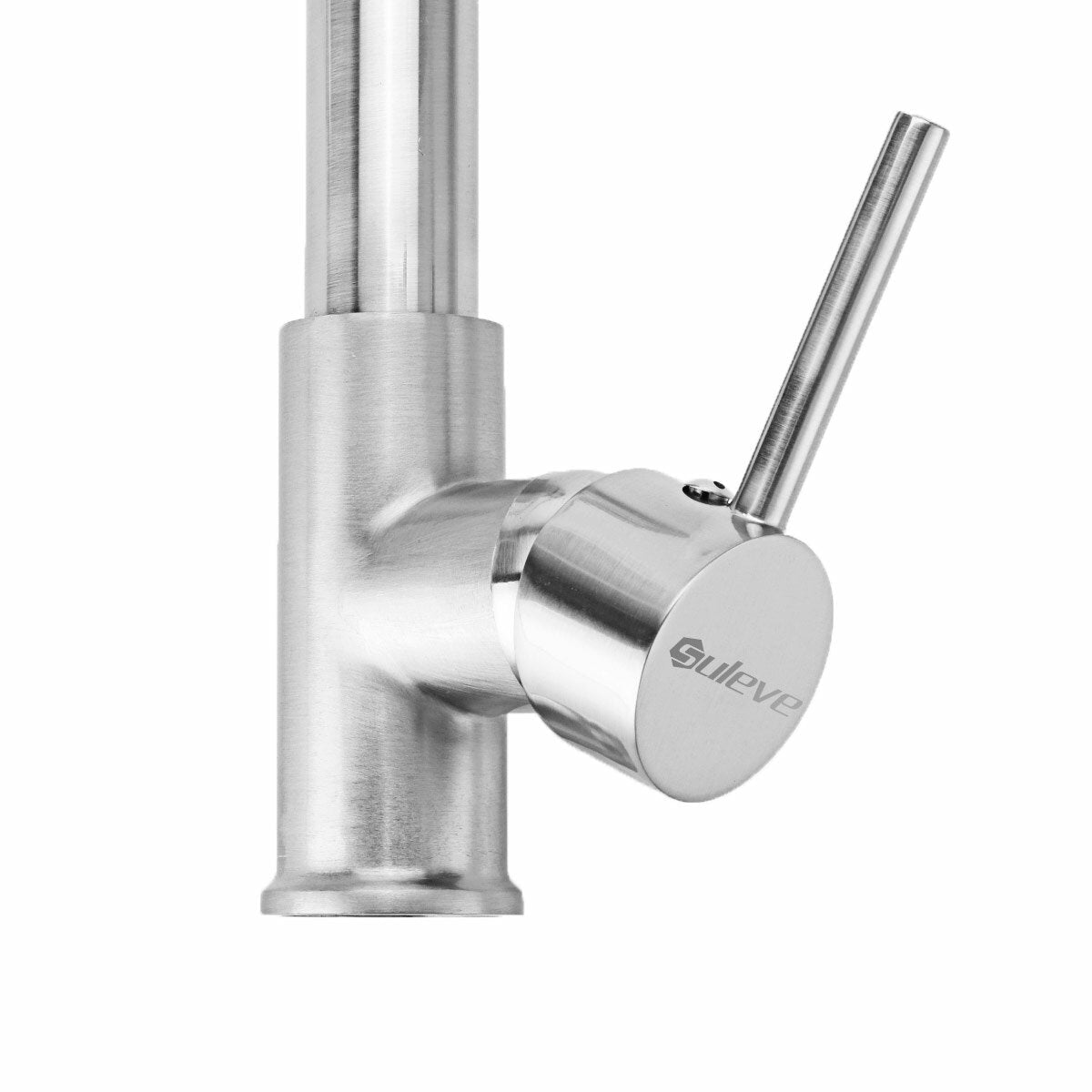 Pull Out Spring Spout Mixer Kitchen Faucet Single Lever Hot Cold Water Sink Tap Copper Alloy Crane