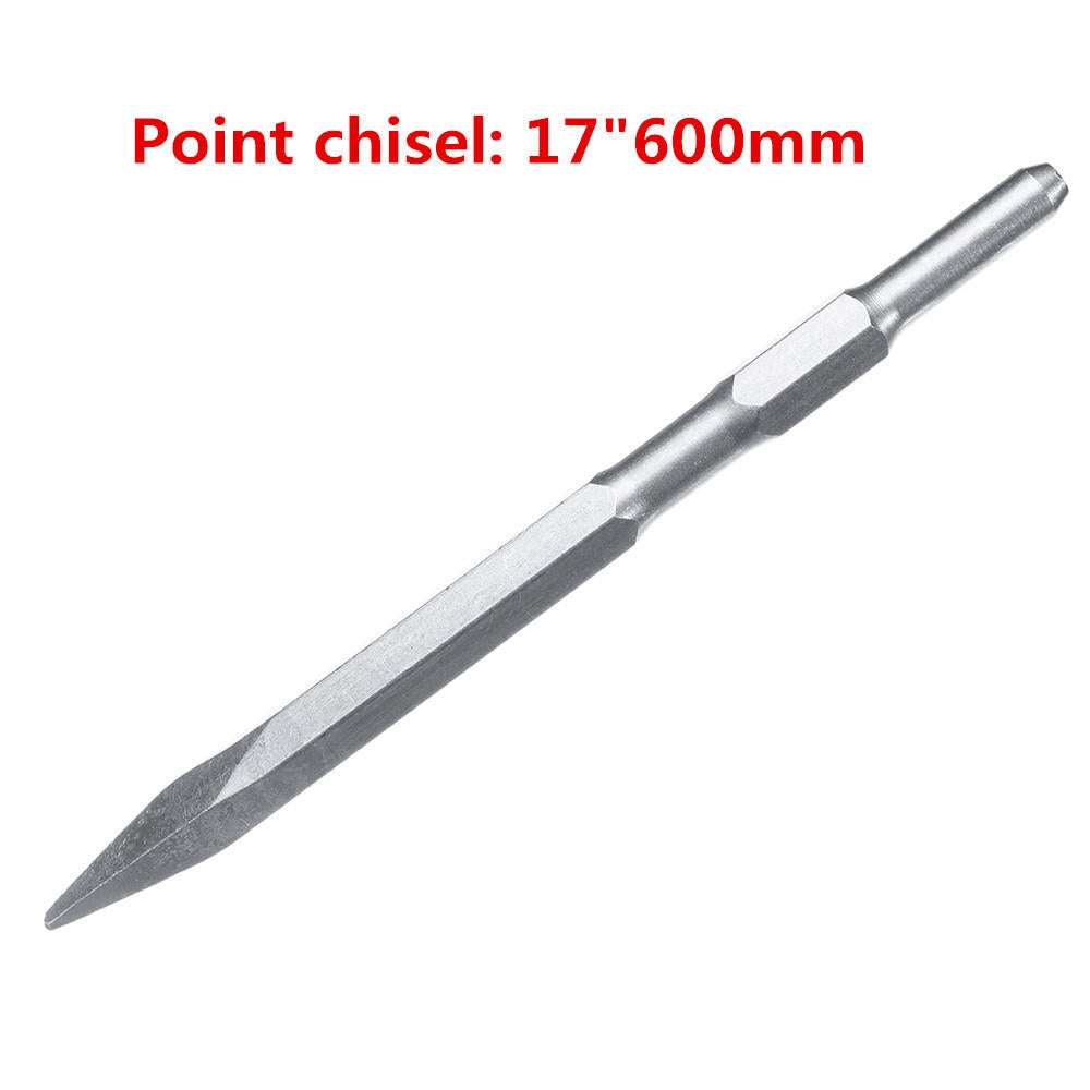 17mm SDS Plus Chisel Flat/Point/U Type For Electric Hammer Drill Jackhammer 0810/0840
