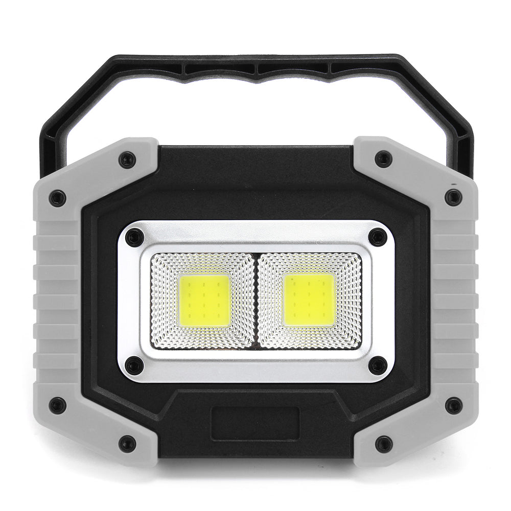 30W COB LED Work Light Waterproof Rechargeable LED Floodlight for Outdoor Camping Hiking Fishing Emergency Car Repairing 