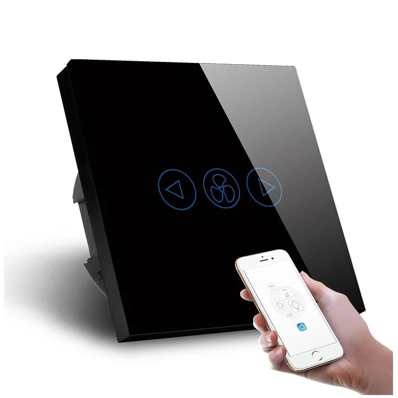 APP WiFi Speed Controller Fan Touch Switch for Mobile Remote Control 110-240V 2.4 GHz