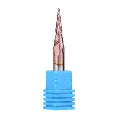R0.25-R2.0 *30.5*D6*75L 2 Flutes Taper Ball Nose End Mill HRC50 Milling Cutter