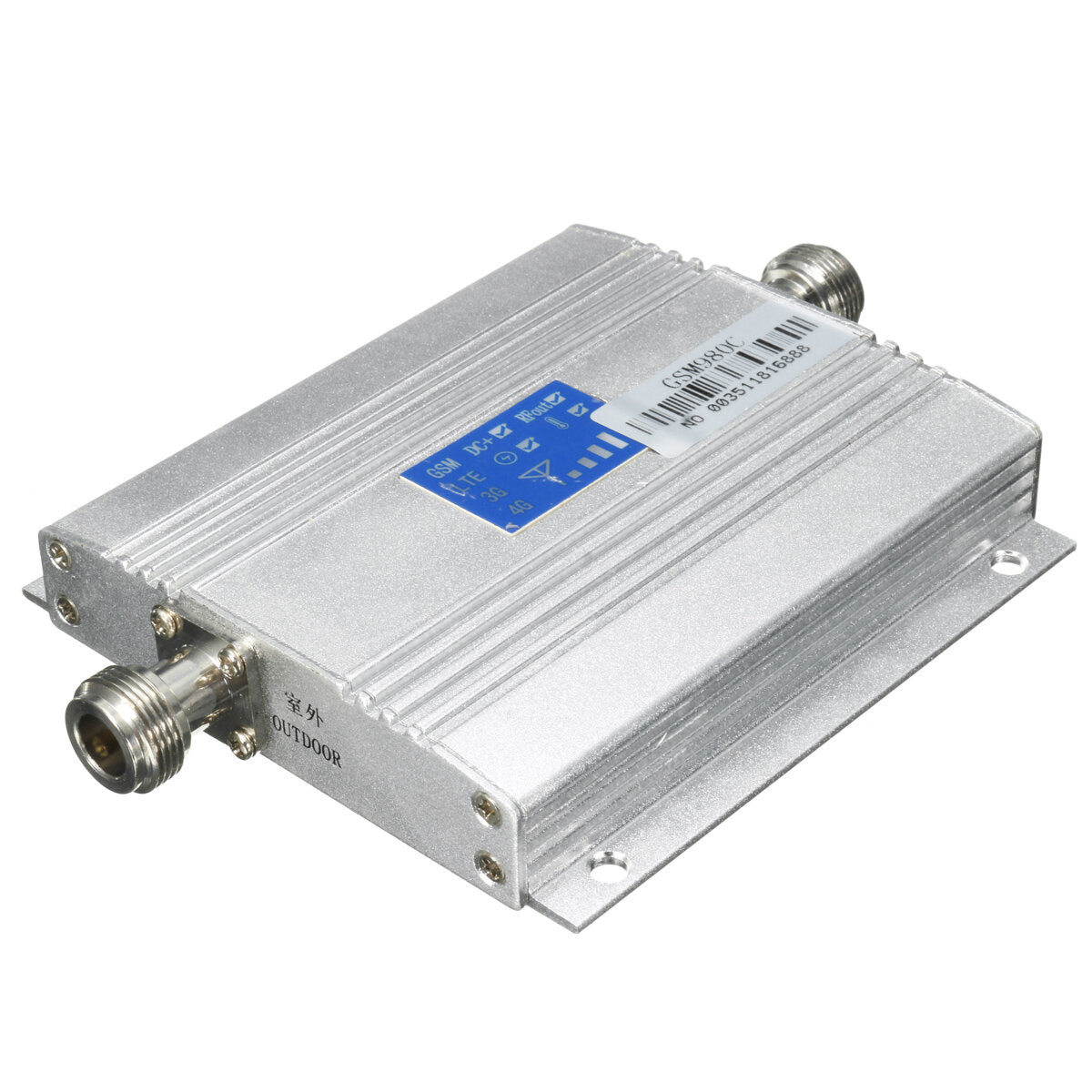 110-240V LCD GSM 900Mhz Cell Phone Signal Repeater Booster Amplifier+Yagi Antenna Kit