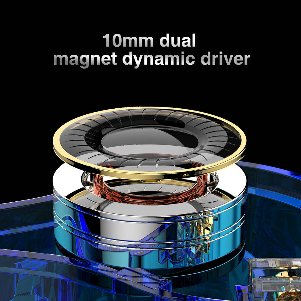 Wired Earphone 1DD 1BA In Ear Earphone DJ Monitor Running Sport Earplug Replaceable Filter Headset With Mic