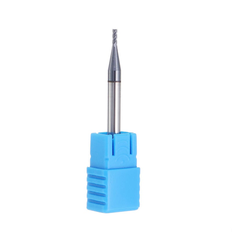 10pcs 1.5mm HRC55 TiAlN 2 Flutes End Mill Cutter Tungsten Carbide Milling Cutter CNC Tool