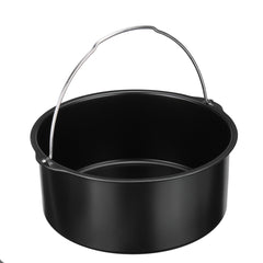 7/8 Inch Air Fryer Accessories Baking Basket Pizza Pan Home Kitchen Tools