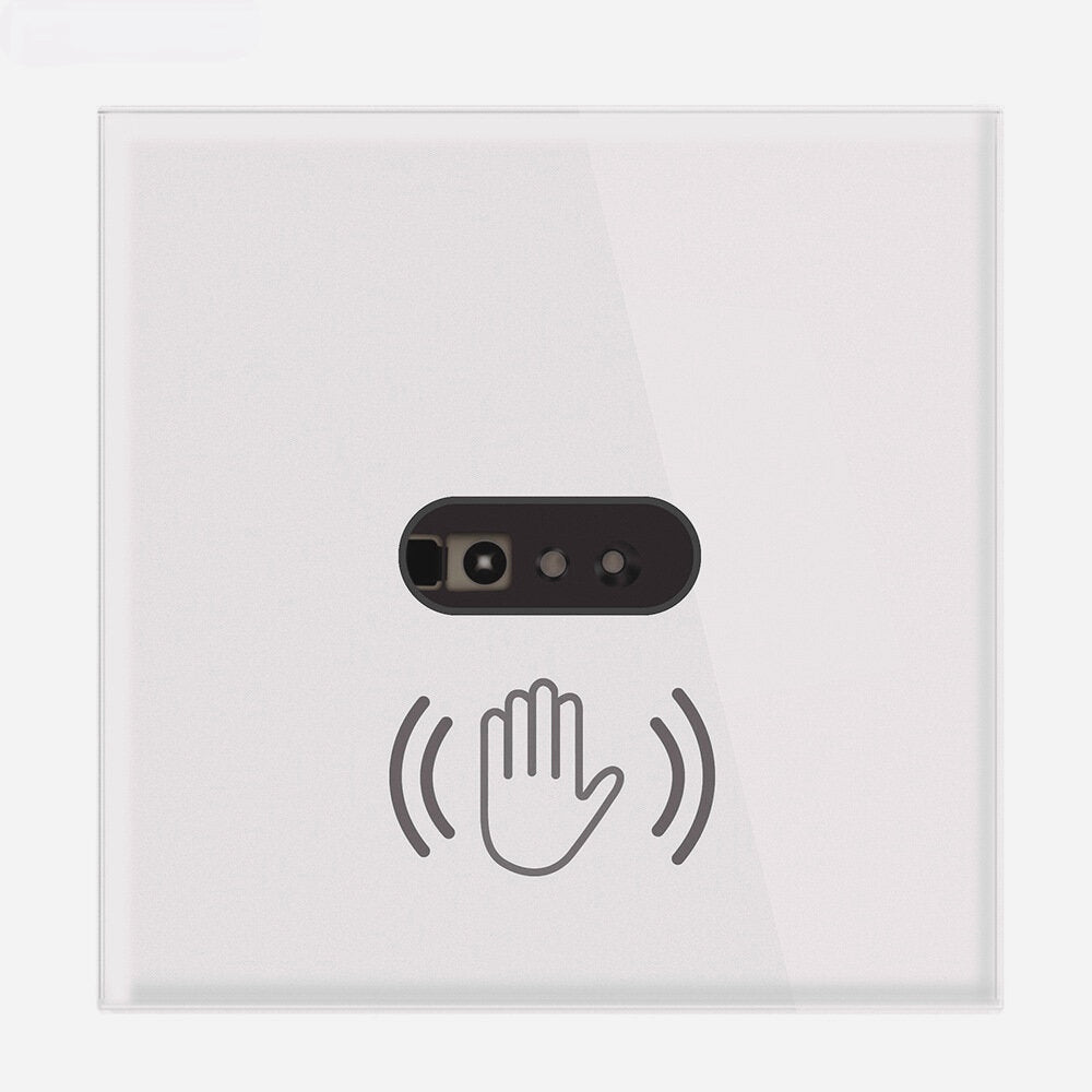 Wall Infrared Sensor Switch Infrared Sensor No Need to Touch Glass Panel Light Switch