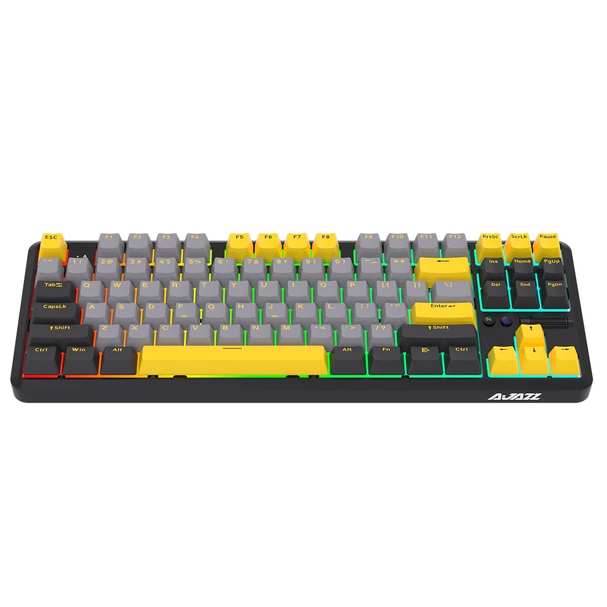 87 Keys 3 Mode Bluetooth Gaming Mechanical Keyboard RGB Backlit Wireless Keyboards Hot Swappable Ergonomic for Win/MacOS/iOS/Andriod
