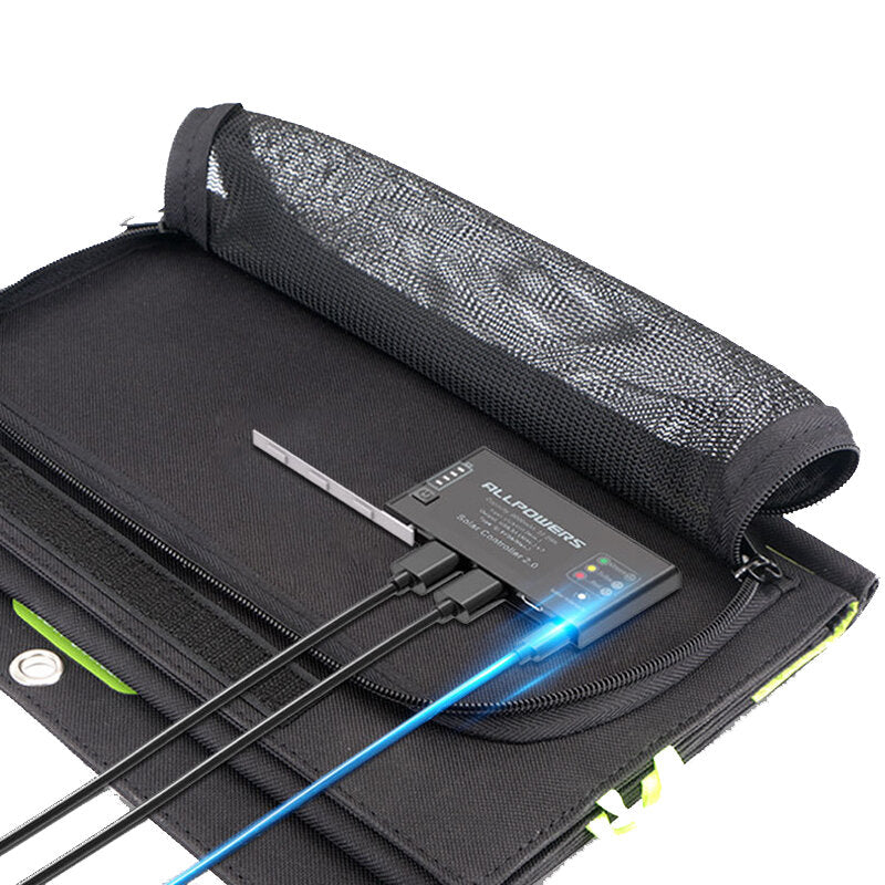 5V 15W Solar Charger with 10000mAh Battery 3 USB Ports PD 18W Fast Charge SunPower Solar Panel Power Bank For Outdoor Camping