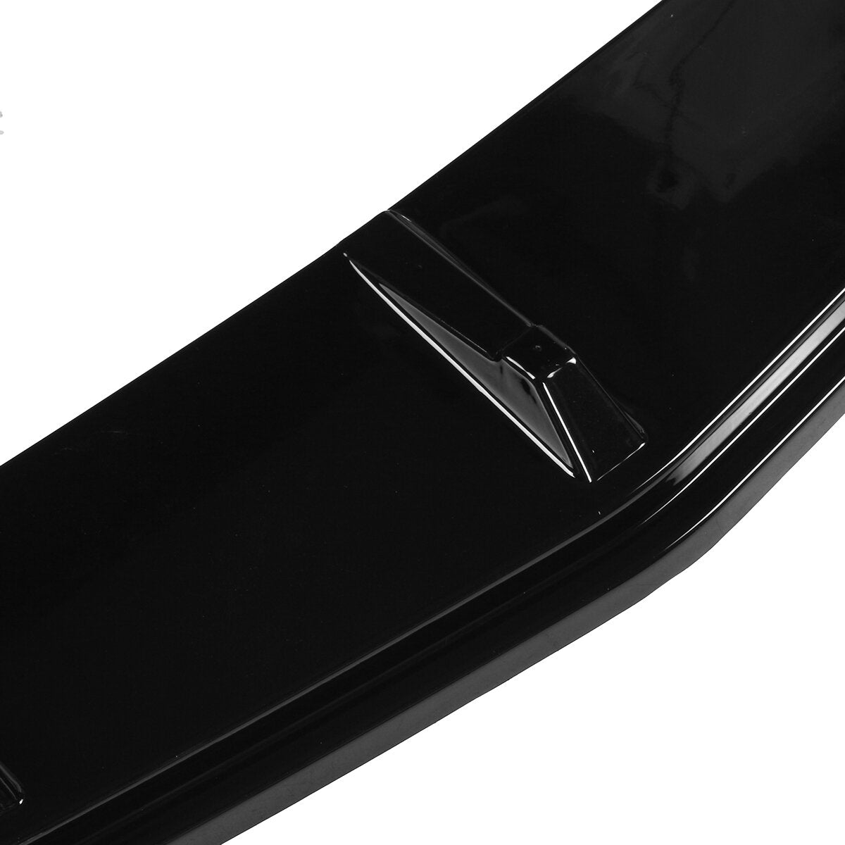 3Pcs Gloss Black Car Front Bumper Splitter Lip Diffuser Body Kit Spoiler Guard Protection