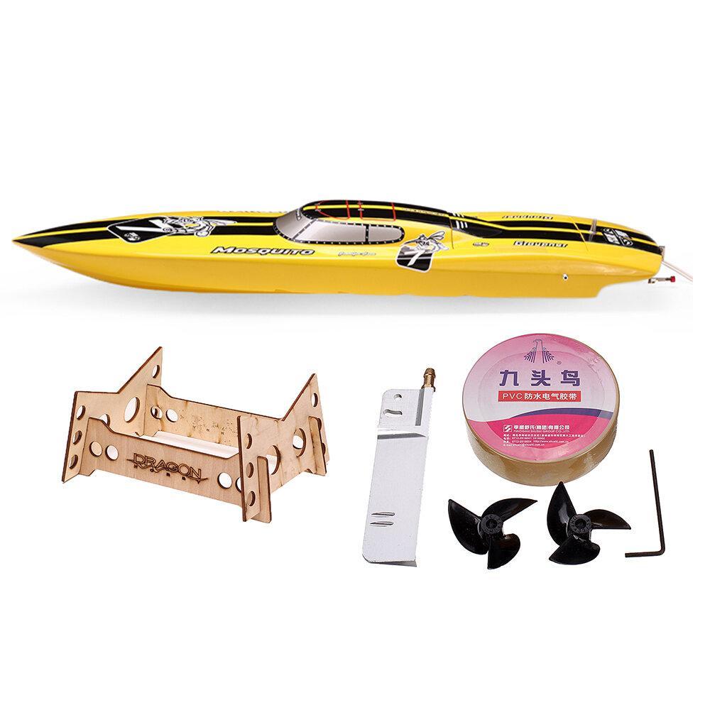 70cm Brushless High Speed RC Boat KIT Without Battery Servo Transmitter 60km/h