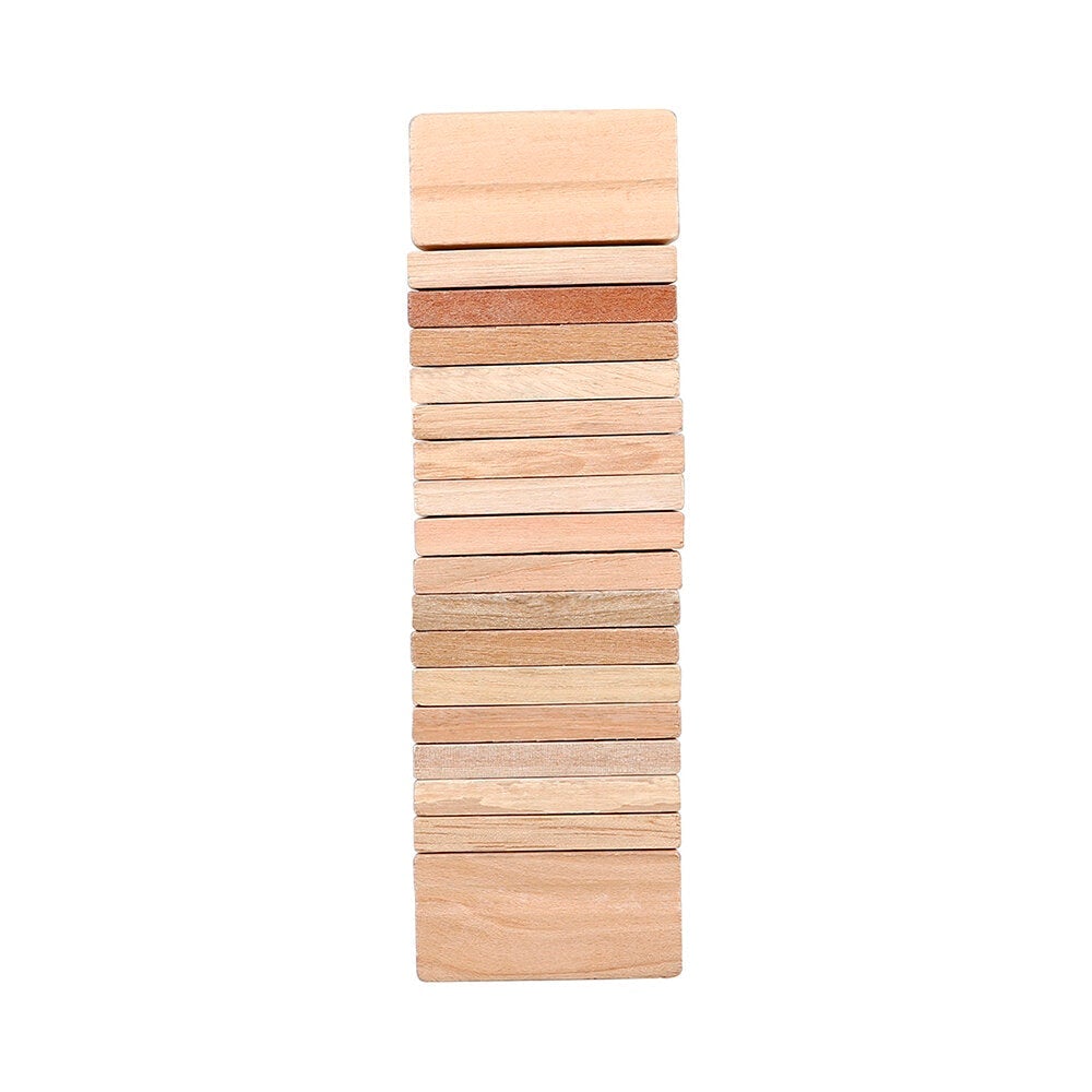 Wood Monochrome/Mahogany Two-color Tooth Sounder with Children Education Teaching Instruments