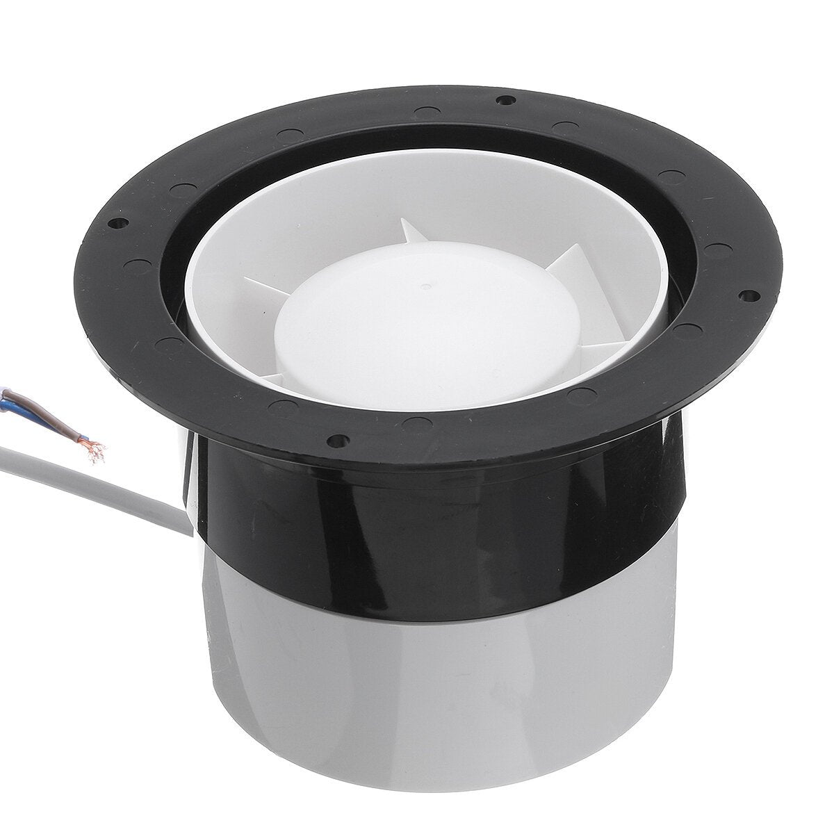 4 Inch Circular Duct Fan Exhaust Fan Flow Booster Fan Bathroom Kitchen Oil Fume