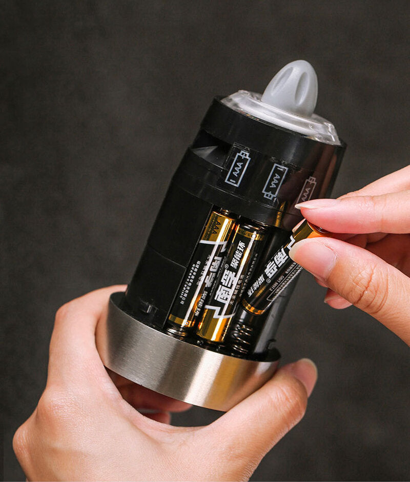 Automatic Electric Pepper Grinder Gravity Sensor LED Light Sesame Pepper Pepper Grinding Bottle
