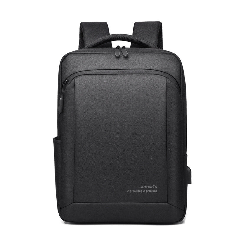 Outdoor Large Capacity Laptop Backpack USB Port Men Anti Theft School Bag Waterproof Leisure Travel Rucksack