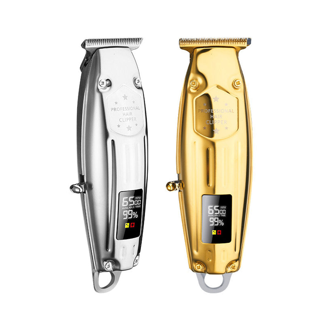 LCD Professional Hair Clippers Trimmer USB Touch Switch Hair Cutting Machine Barber W/ 4pcs Limit Combs