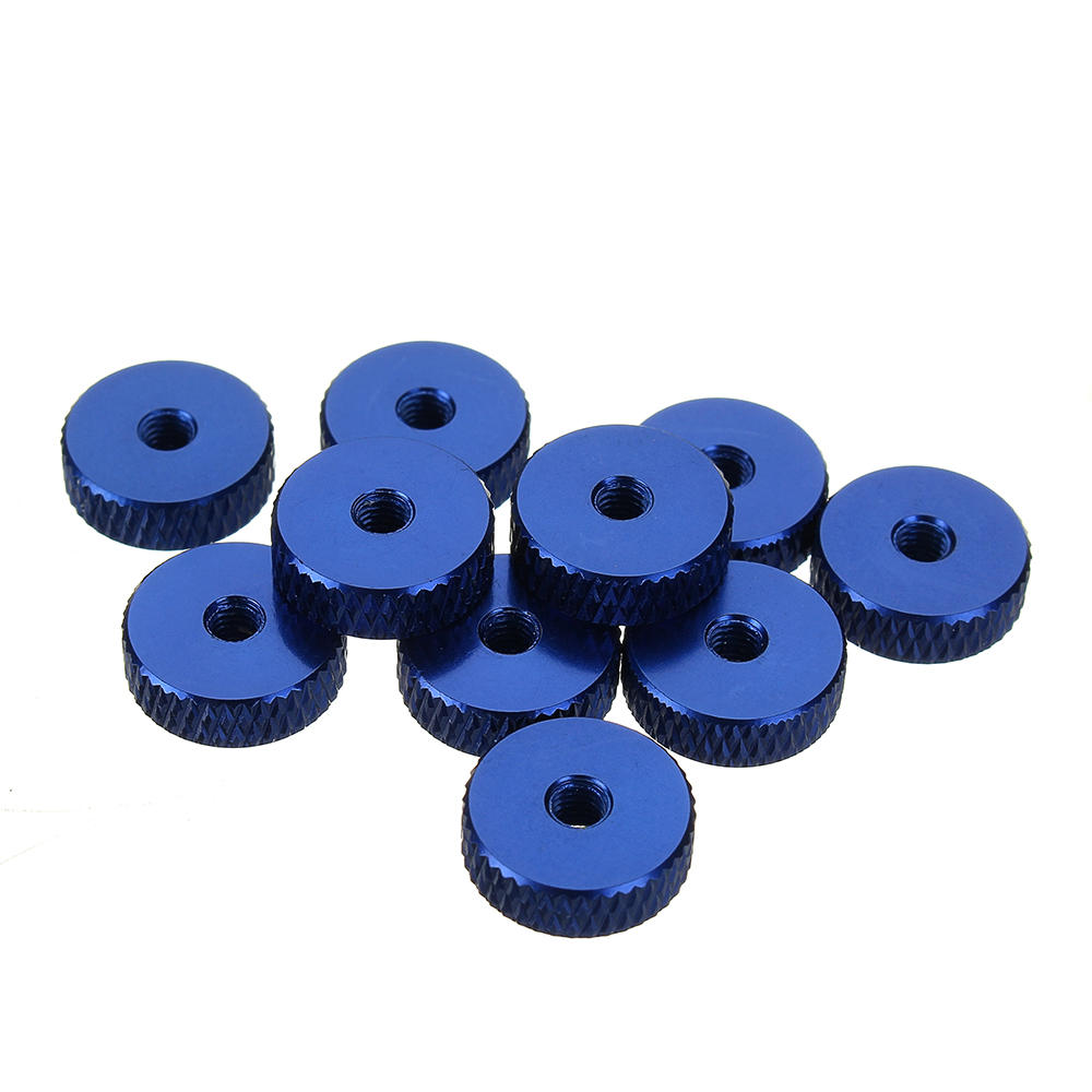 M4AN2 10Pcs M4 Big Cup Head Screw Washer Spacer Bolt Gasket Aluminum Alloy Multicolor