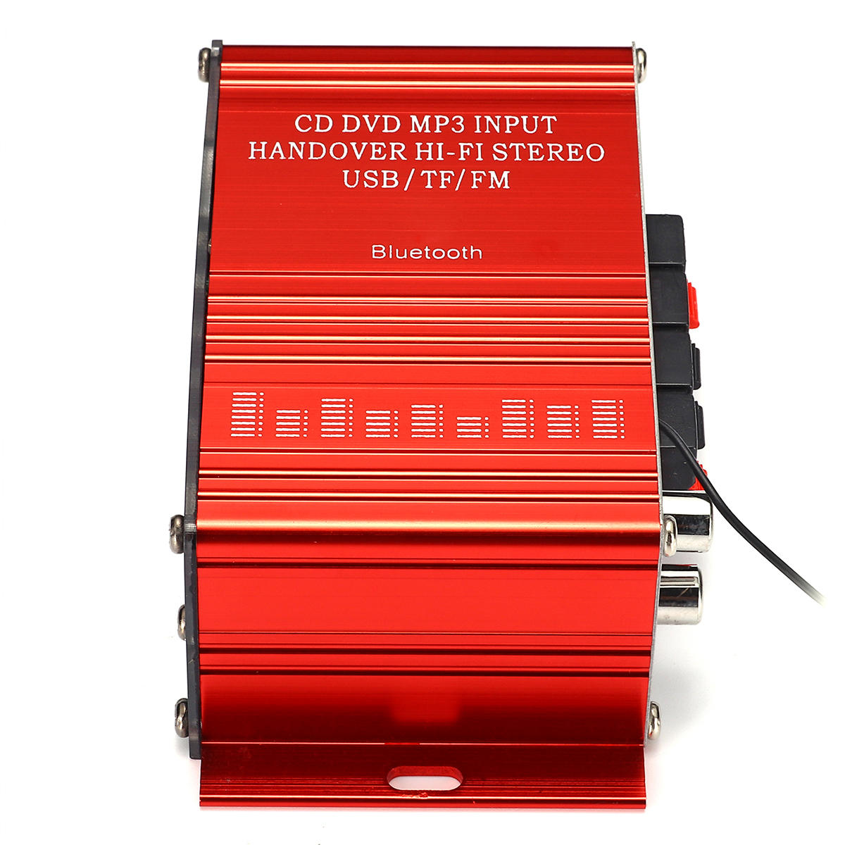 12V Car Audio Stereo Power Hi-Fi Amplifier Bluetooth FM Radio 2CH 200W Support FM AUX SD U disk