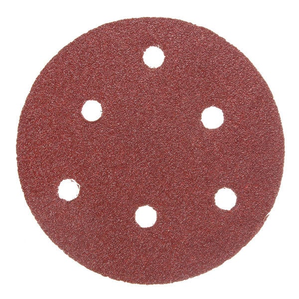 50pcs 125mm Abrasive Sand Discs Sanding Paper 6 Holes Sanding Discs 40-800 Grit Sand Paper