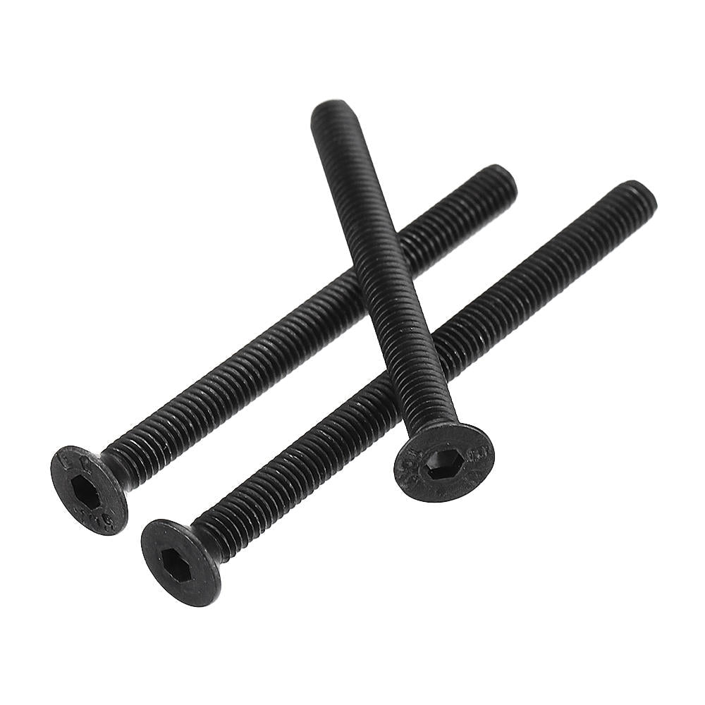 260Pcs M3 10.9 Grade Carbon Steel Hex Socket Flat Countersunk Head Screw Bolts Assortment Set