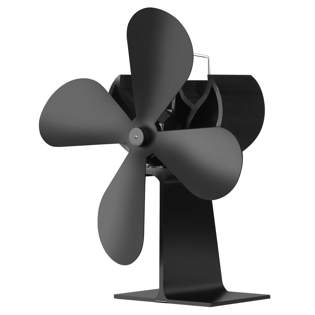 4 Blade Heat Powered Eco Fan Stove Fan for Fireplace Heater