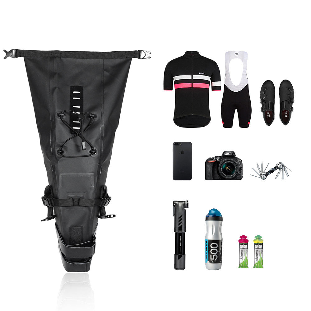 Bike Saddle Waterproof Tail Rear Bag Reflective MTB Trunk Pannier
