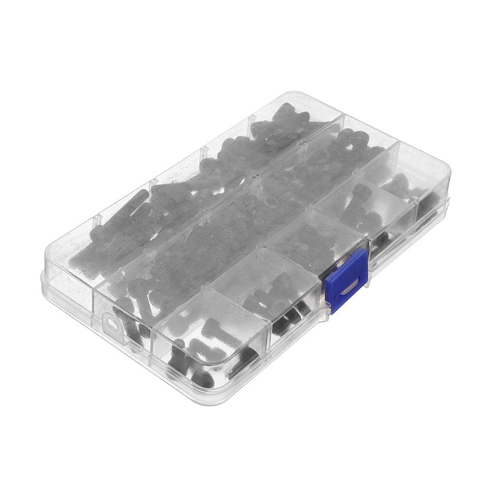 140Pcs M5 12.9 Grade Carbon Steel Hex Socket Cap Head Screw Bolt Assortment Kit