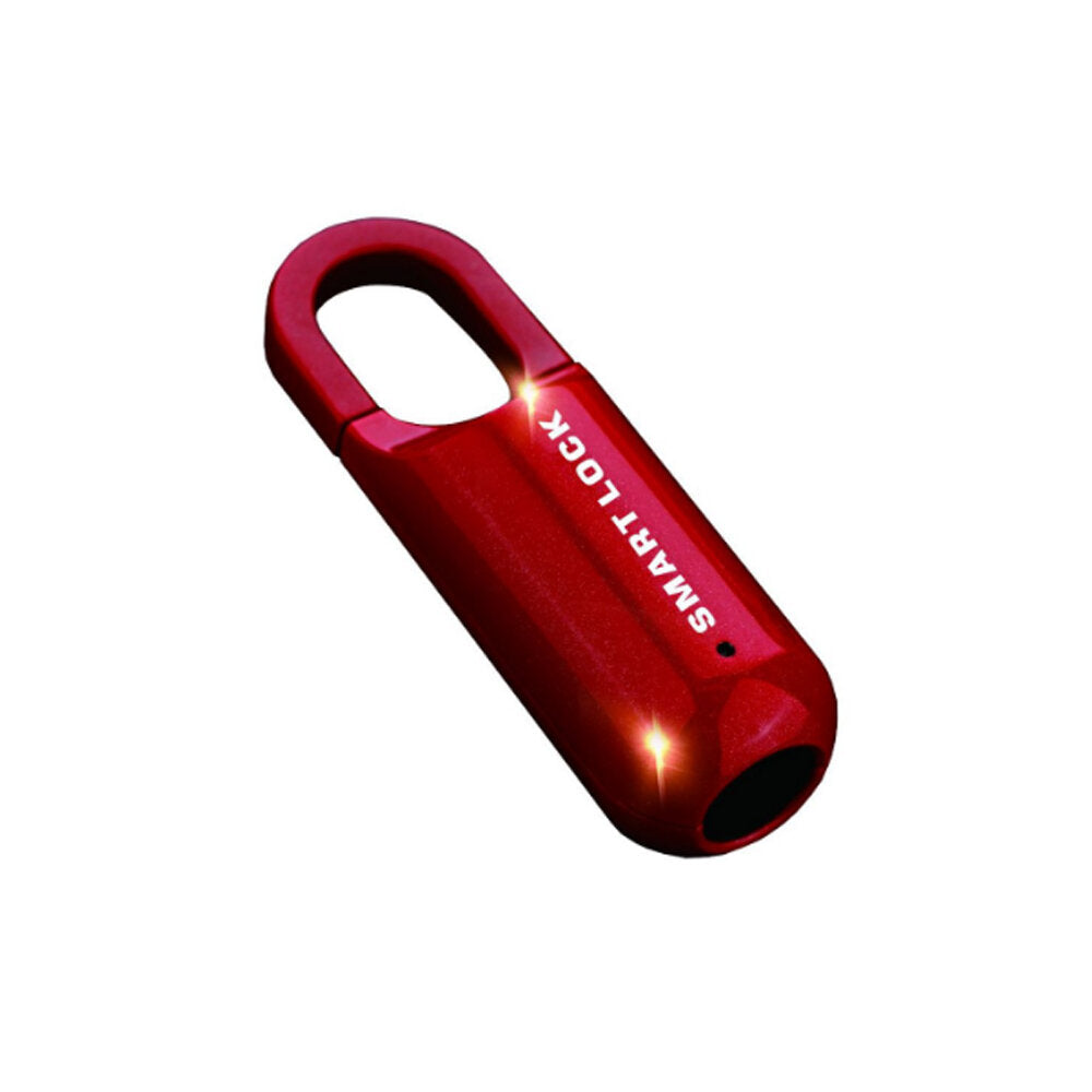 Fingerprint Lock Waterproof Mini USB Rechargeable Door Lock Quick Unlock Zinc Alloy Anti-theft Loc