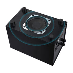 Computer Speaker Wired + Bluetooth Subwoofer BT5.0 4D Surround Sound Colorful Lights 4inch Woofer Unit for PC Laptop Phone