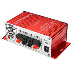 12V Car Audio Stereo Power Hi-Fi Amplifier Bluetooth FM Radio 2CH 200W Support FM AUX SD U disk