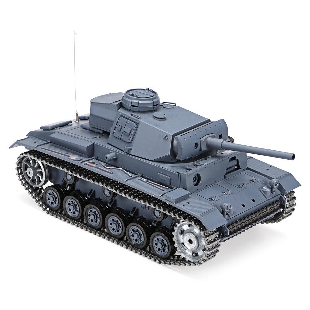 2.4G RC Tank Car Vehicle Models w/ Metal Barrel Basic Version