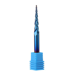 NACO-blue R0.25/ R0.5/ R0.75/ R1.0 *20*D6*50 2 Flutes Ball Nose Milling Cutter