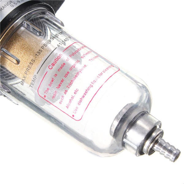 G1/4" In line Air Compressor Filter Regulator Gauge Trap Oil Water