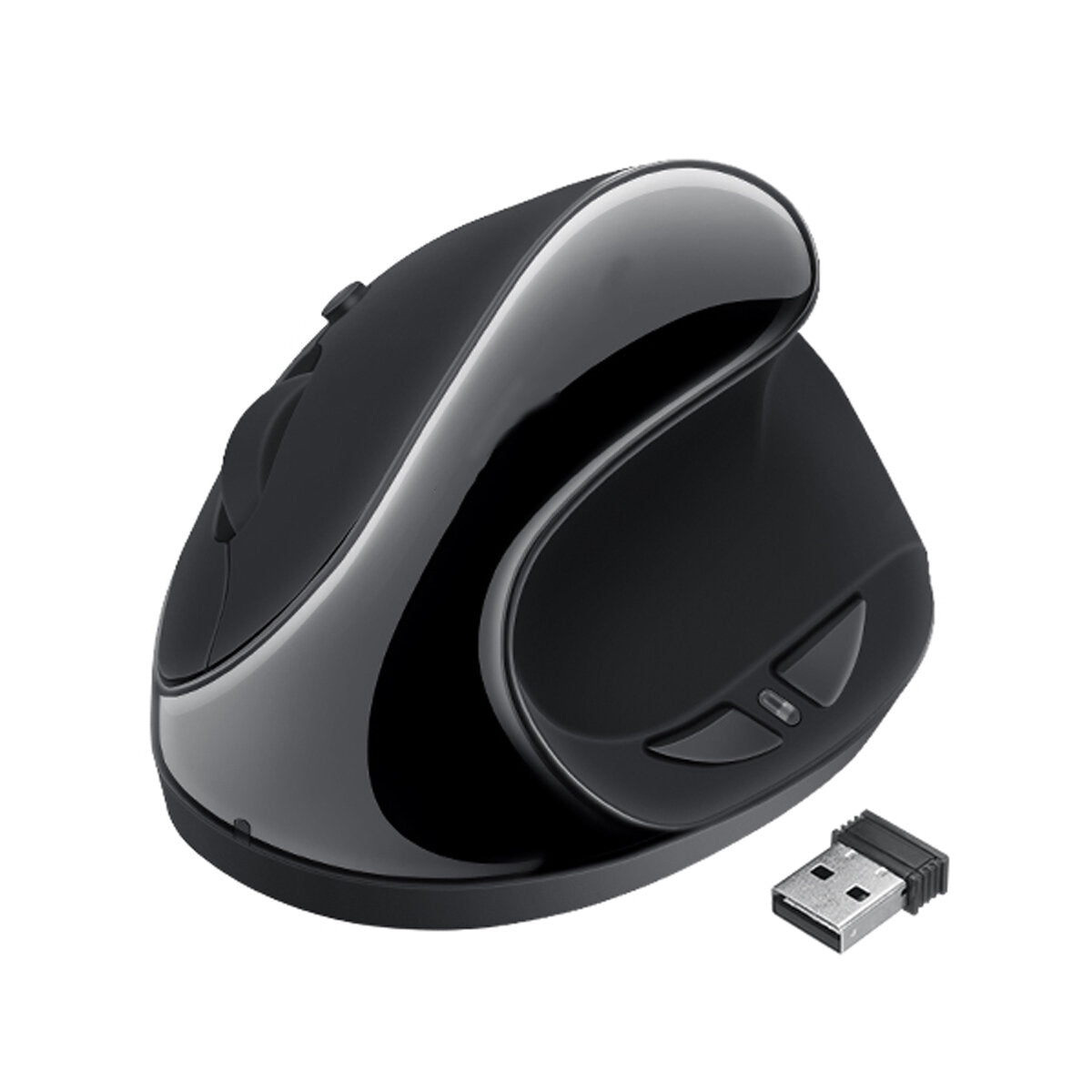 Wireless Vertical Mouse 1600DPI 6 Buttons Ergonomic Optical Mice for Computer Laptop PC