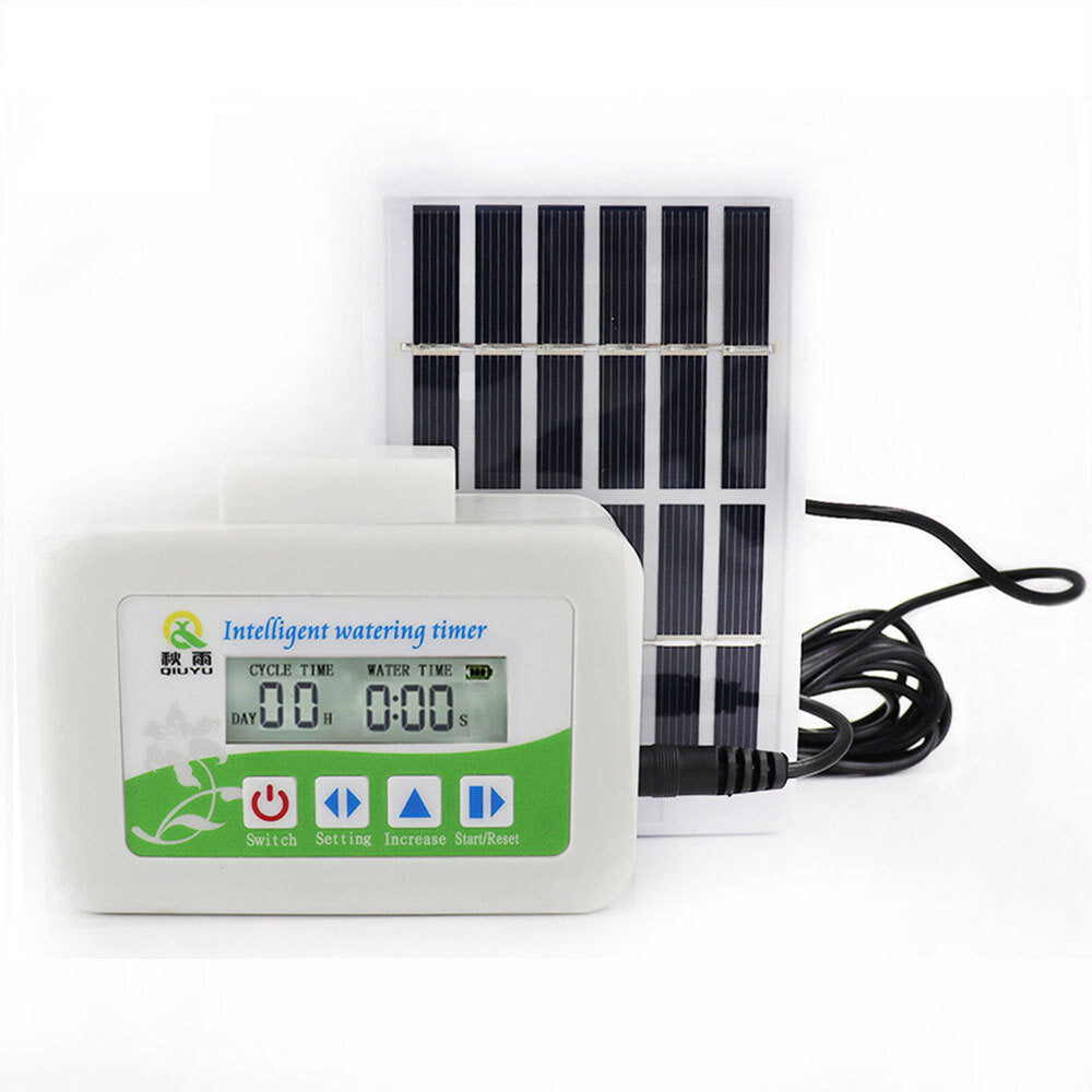Solar BUS Dual-mode Power Supply Watering Timer Device Gardening Irrigation Smart Watering Device