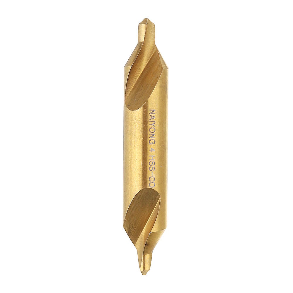 HSS Titanium Coated Center Drill Bit 1/1.5/2/2.5/3/5mm 60 Degree Countersink Drill Bit