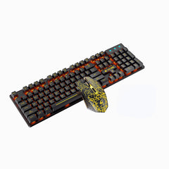 2.4G Wireless Keyboard & Mouse Set 104 Keys RGB Backlit Gaming Keyboard 800-2400DPI Optical Mouse for Computer Laptop PC