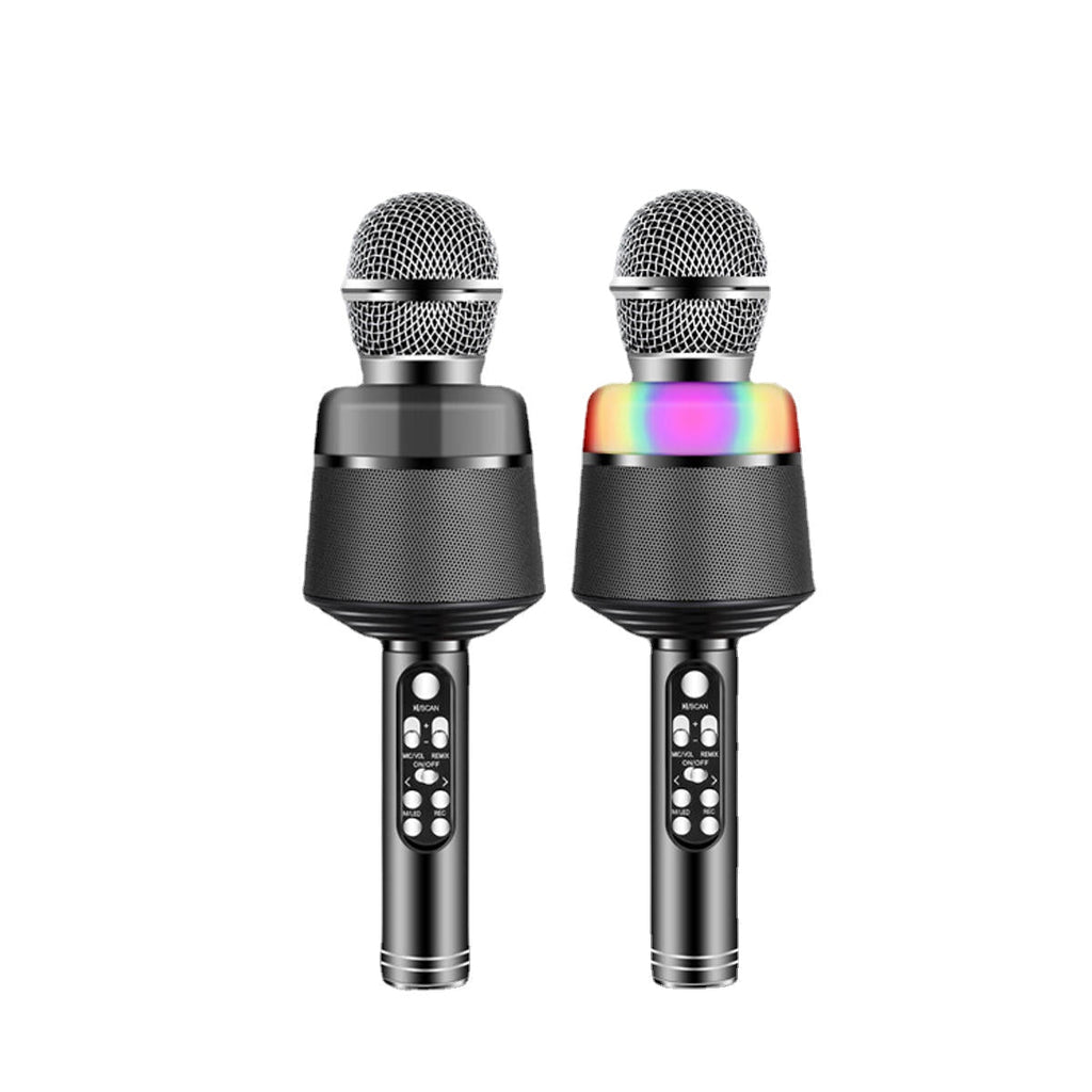 Home Karaoke Microphones Speaker Handheld Music Player Singing Recorder KTV