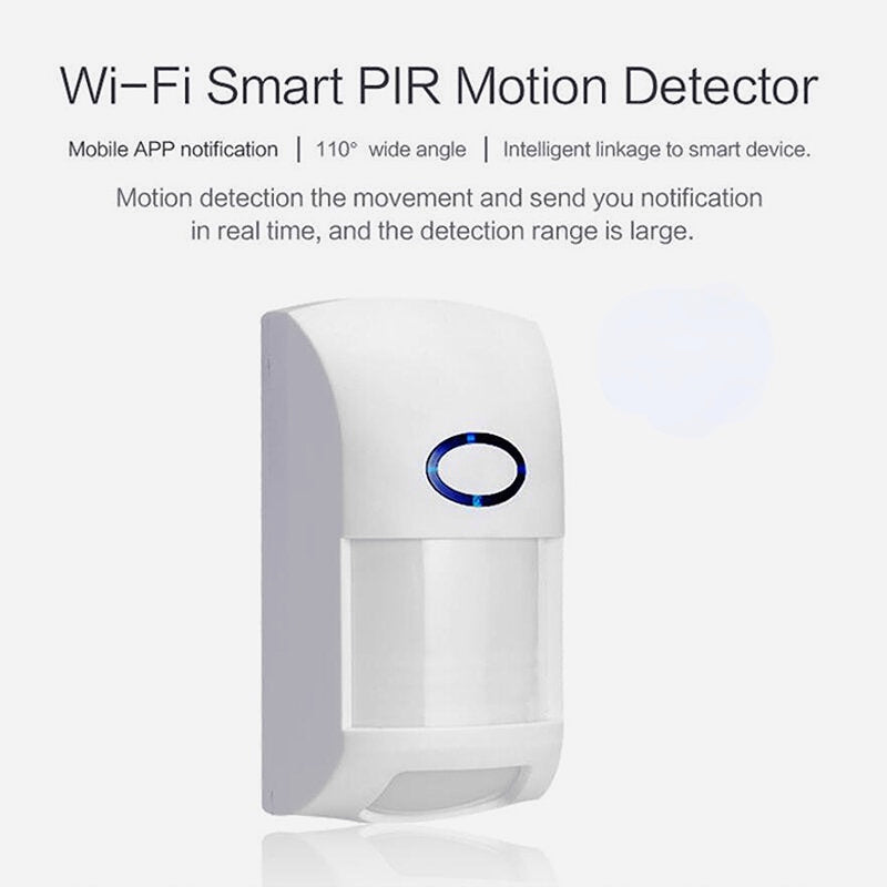 Smart Life APP WiFi Infrared Human Body Alarm Work with Google Alexa