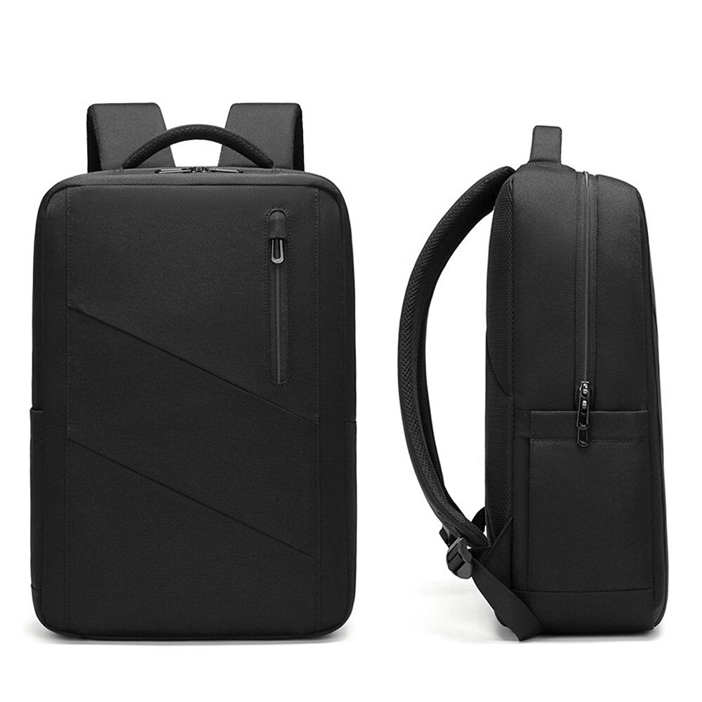 Business Backpack Laptop Bag with USB Charging Schoolbag Shoulders Travel Storage Bag Waterproof for 15.6 inch Notebook