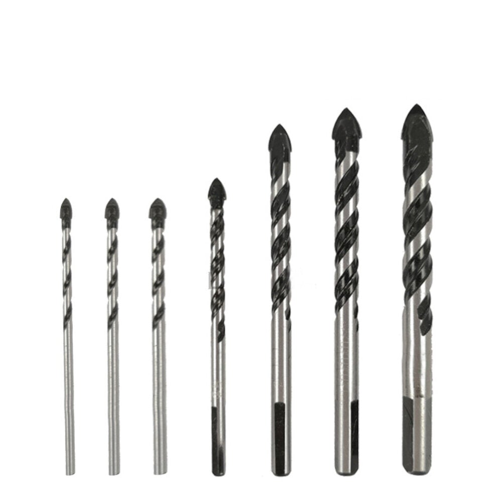 5/7/9/10Pcs 3-12mm Glass Bit Twist Spade Drill Triangle Bits For Ceramic Tile Concrete Marble