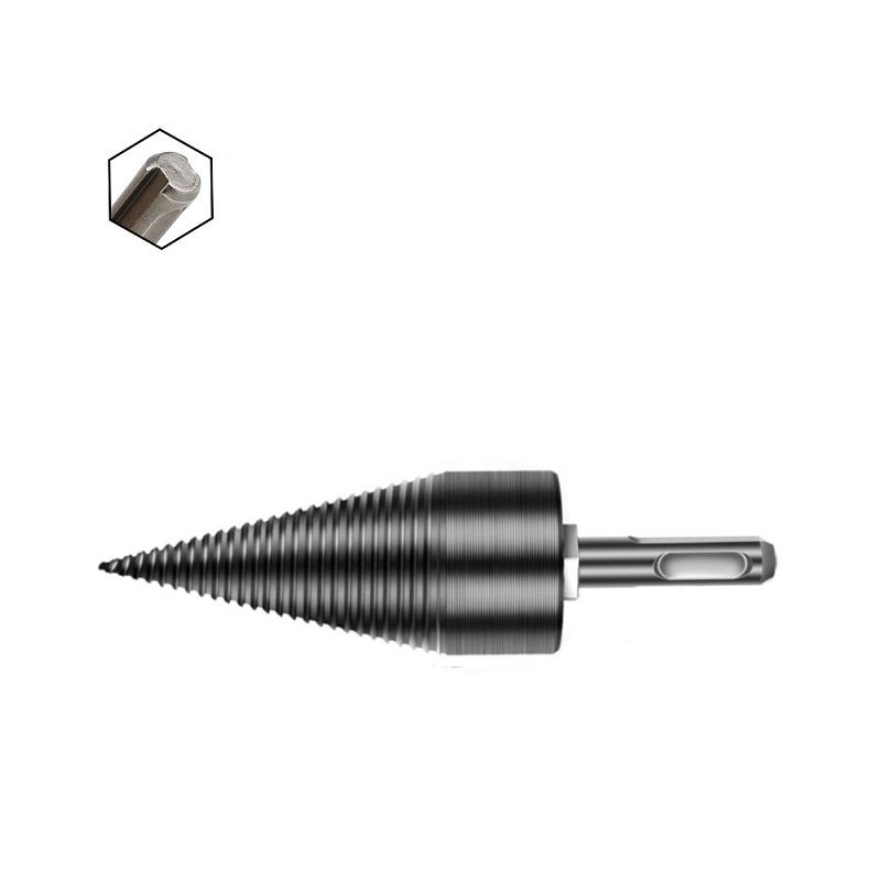 32-45mm Kindling Firewood Splitter Drill Bit Split Wood for Electric Hammer