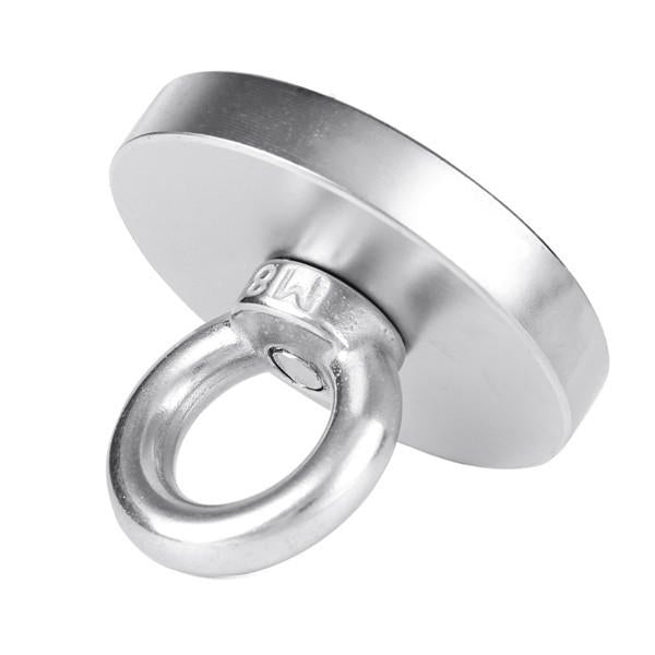 60mm Neodymium Recovery Magnet with 304 Steel Ring