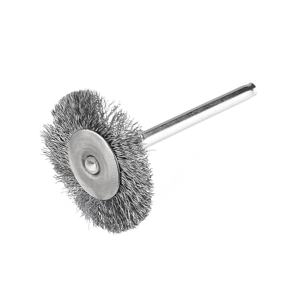 20pcs Stainless Steel Wire Brush Set Cleaner Polishing Brushes Cup Wheel For Dremel Rotary Tool