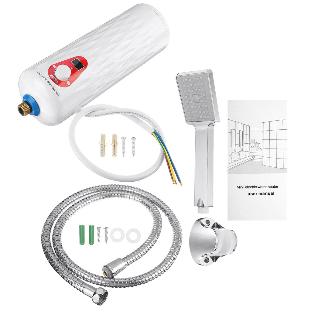 Electric Water Heater Instant Bathroom Hot Under Sink Kitchen 5500W 55 220V