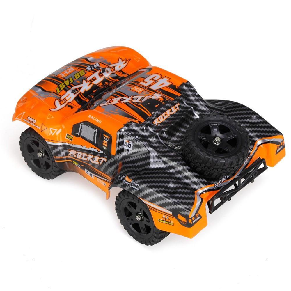 2.4G 4WD Brushed Rc Car Off-road Short Course Truck Orange Color