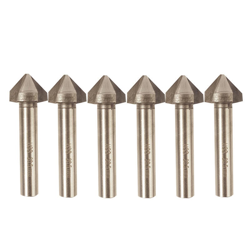 90 Degree Titanium-plated Metal Chamfer Drill Bit Straight Shank Chamfering Knife