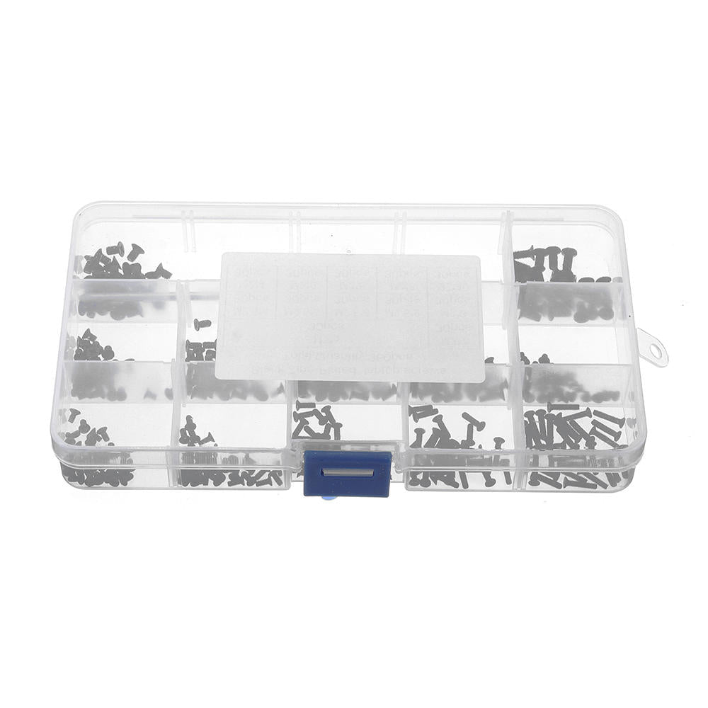 360Pcs M2 M2.5 M3 Mini P hillips Screw Flat Head Zinc-Plated Electronic Notebook Laptop Repair Screws Kit